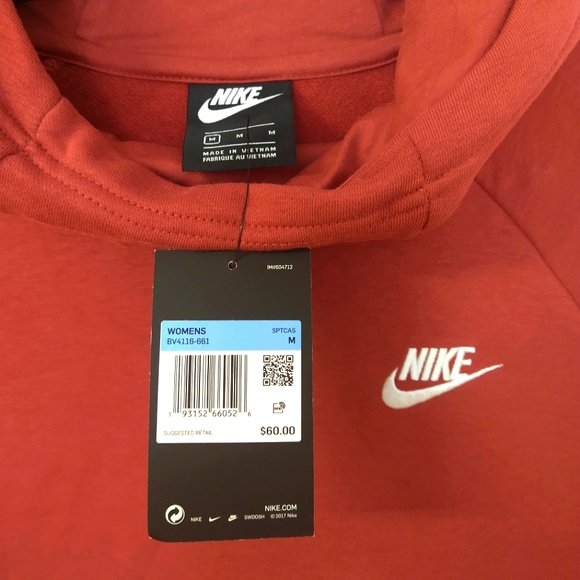Women's Nike HOODIE NWT Size M - Picture 2 of 7